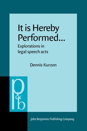 Kurzon |  It is Hereby Performed... | Buch |  Sack Fachmedien