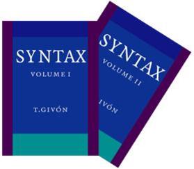 Givón |  Syntax | Buch |  Sack Fachmedien