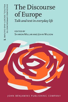 Millar / Wilson |  The Discourse of Europe | Buch |  Sack Fachmedien