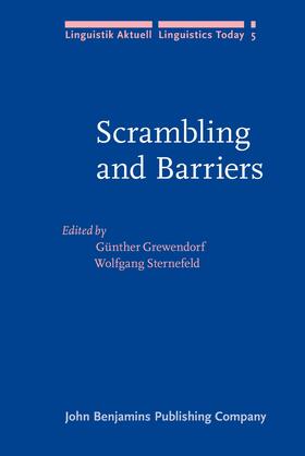 Grewendorf / Sternefeld |  Scrambling and Barriers | Buch |  Sack Fachmedien