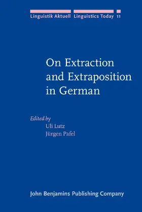 Lutz / Pafel |  On Extraction and Extraposition in German | Buch |  Sack Fachmedien