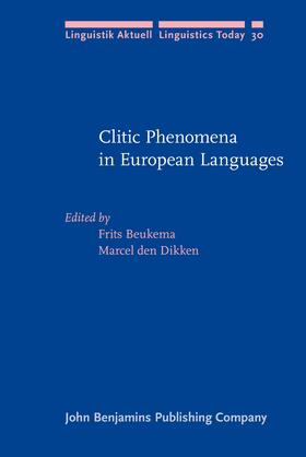 Beukema / Dikken |  Clitic Phenomena in European Languages | Buch |  Sack Fachmedien