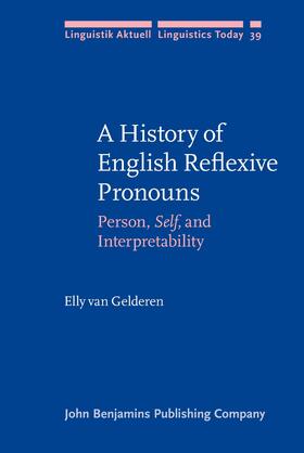 Gelderen |  A History of English Reflexive Pronouns | Buch |  Sack Fachmedien