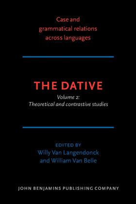 Van Langendonck / Van Belle |  The Dative | Buch |  Sack Fachmedien