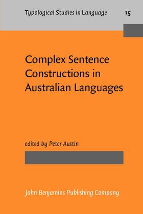 Austin |  Complex Sentence Constructions in Australian Languages | Buch |  Sack Fachmedien