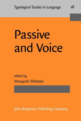 Shibatani |  Passive and Voice | Buch |  Sack Fachmedien