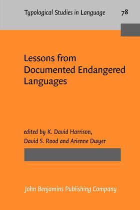 Harrison / Rood / Dwyer |  Lessons from Documented Endangered Languages | Buch |  Sack Fachmedien