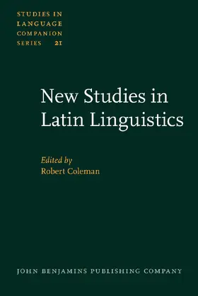 Coleman |  New Studies in Latin Linguistics | Buch |  Sack Fachmedien