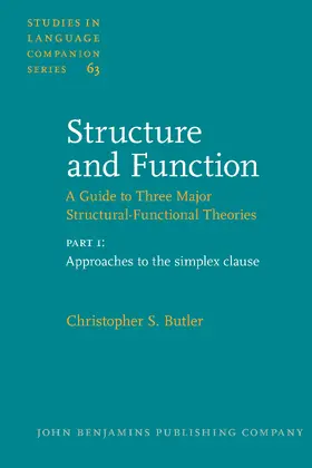 Butler |  Structure and Function &#8211; A Guide to Three Major Structural-Functional Theories | Buch |  Sack Fachmedien