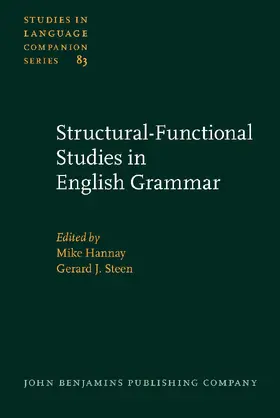 Hannay / Steen |  Structural-Functional Studies in English Grammar | Buch |  Sack Fachmedien