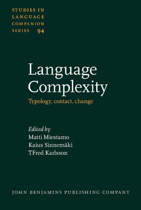 Miestamo / Sinnemäki / Karlsson |  Language Complexity | Buch |  Sack Fachmedien
