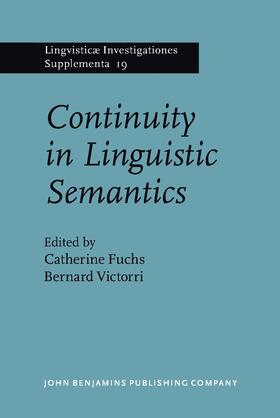 Fuchs / Victorri |  Continuity in Linguistic Semantics | Buch |  Sack Fachmedien