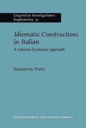 Vietri |  Idiomatic Constructions in Italian | Buch |  Sack Fachmedien