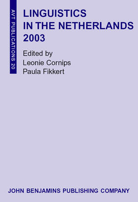 Cornips / Fikkert |  Linguistics in the Netherlands 2003 | Buch |  Sack Fachmedien