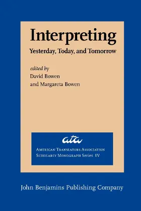 Bowen |  Interpreting | Buch |  Sack Fachmedien