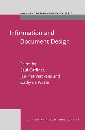 Carliner / Verckens / Waele |  Information and Document Design | Buch |  Sack Fachmedien