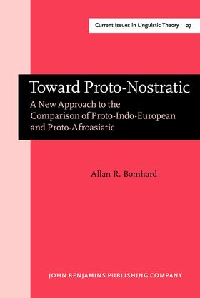 Bomhard |  Toward Proto-Nostratic | Buch |  Sack Fachmedien