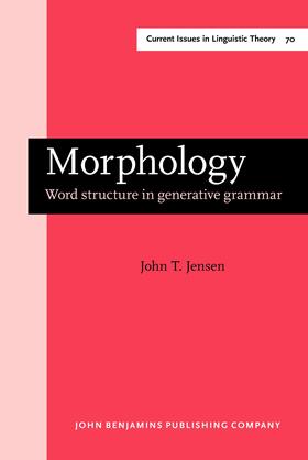 Jensen |  Morphology | Buch |  Sack Fachmedien