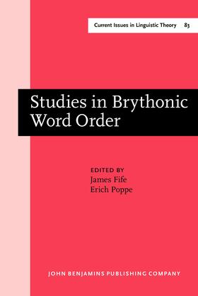 Fife / Poppe |  Studies in Brythonic Word Order | Buch |  Sack Fachmedien