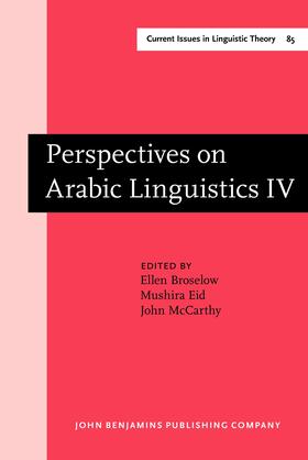 Broselow / Eid / McCarthy |  Perspectives on Arabic Linguistics | Buch |  Sack Fachmedien