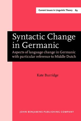 Burridge |  Syntactic Change in Germanic | Buch |  Sack Fachmedien