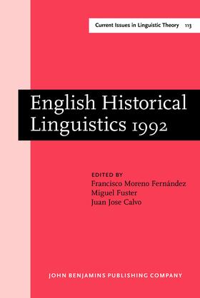 Fernández / Fuster Márquez / Calvo |  English Historical Linguistics 1992 | Buch |  Sack Fachmedien