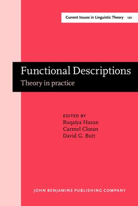 Hasan / Cloran / Butt |  Functional Descriptions | Buch |  Sack Fachmedien