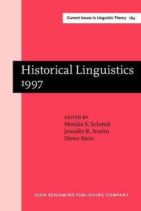 Schmid / Austin / Stein |  Historical Linguistics 1997 | Buch |  Sack Fachmedien