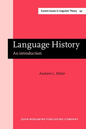 Sihler |  Language History | Buch |  Sack Fachmedien