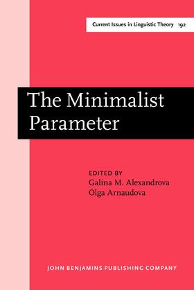 Alexandrova / Arnaudova |  The Minimalist Parameter | Buch |  Sack Fachmedien