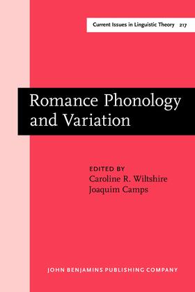 Wiltshire / Camps |  Romance Phonology and Variation | Buch |  Sack Fachmedien