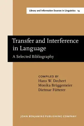  Transfer and Interference in Language | Buch |  Sack Fachmedien