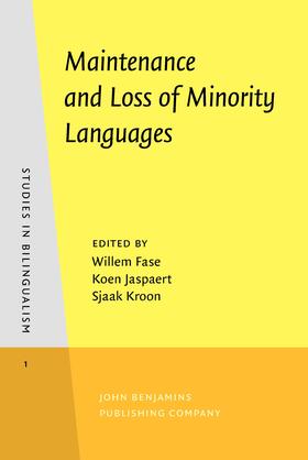 Fase / Jaspaert / Kroon |  Maintenance and Loss of Minority Languages | Buch |  Sack Fachmedien