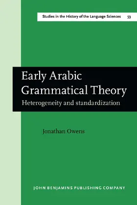 Owens |  Early Arabic Grammatical Theory | Buch |  Sack Fachmedien