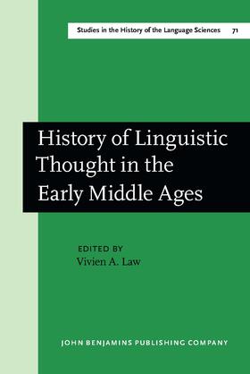 Law |  History of Linguistic Thought in the Early Middle Ages | Buch |  Sack Fachmedien