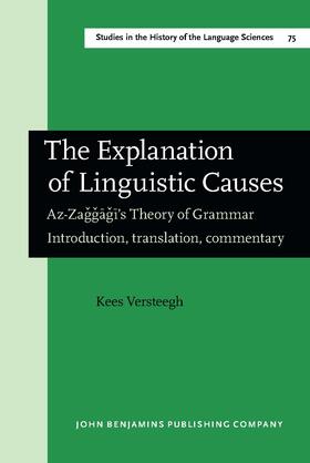 Versteegh |  The Explanation of Linguistic Causes | Buch |  Sack Fachmedien