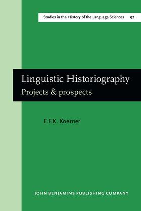 Koerner |  Linguistic Historiography | Buch |  Sack Fachmedien