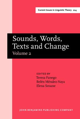 Fanego / Méndez-Naya / Seoane |  Sounds, Words, Texts and Change | Buch |  Sack Fachmedien