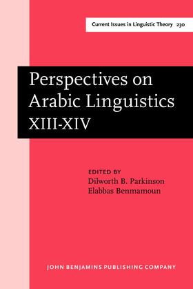 Parkinson / Benmamoun |  Perspectives on Arabic Linguistics | Buch |  Sack Fachmedien