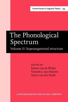 Weijer / Heuven / Hulst |  The Phonological Spectrum | Buch |  Sack Fachmedien