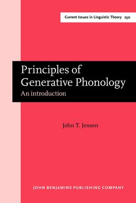 Jensen |  Principles of Generative Phonology | Buch |  Sack Fachmedien