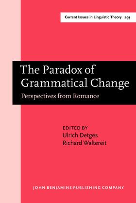 Detges / Waltereit |  The Paradox of Grammatical Change | Buch |  Sack Fachmedien