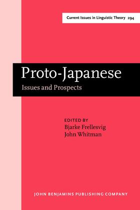 Frellesvig / Whitman |  Proto-Japanese | Buch |  Sack Fachmedien