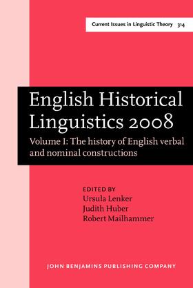Lenker / Huber / Mailhammer |  English Historical Linguistics 2008 | Buch |  Sack Fachmedien