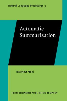 Mani |  Automatic Summarization | Buch |  Sack Fachmedien