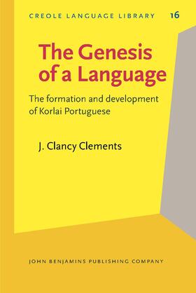 Clements |  The Genesis of a Language | Buch |  Sack Fachmedien