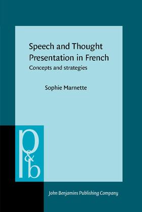 Marnette |  Speech and Thought Presentation in French | Buch |  Sack Fachmedien