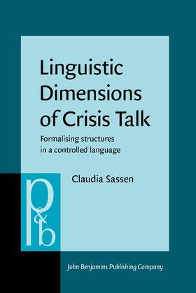 Sassen |  Linguistic Dimensions of Crisis Talk | Buch |  Sack Fachmedien