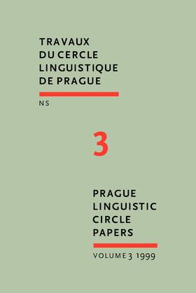 Hajicová / Hoskovec / Leška |  Prague Linguistic Circle Papers | Buch |  Sack Fachmedien