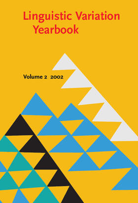 Pica |  Linguistic Variation Yearbook 2002 | Buch |  Sack Fachmedien
